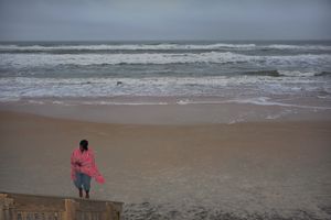 Woman with Pink Wrap