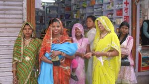 These young women just finished purchasing bangles.