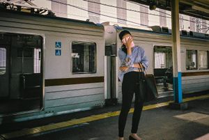 Tokyo heatwave. Platform melt