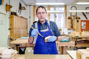 The carpenter workshop.