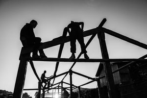 Residents of the village of Barpak, in Gorkha District, are rebuilding homes on their own.