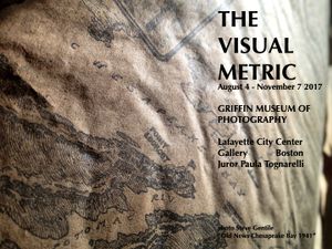 Self promo piece for THE VISUAL METRIC, Griffin Museum of Photography LCC Gallery, Summer 2017 thru Winter 2018