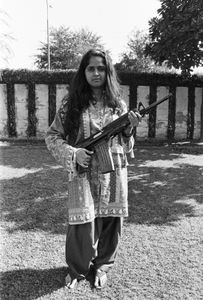 "It's not loaded. But I am." (Translated from Urdu.)