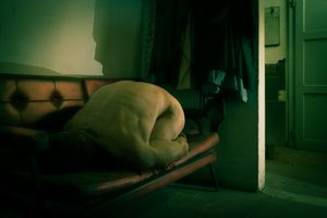 Crouch motionless