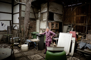Hadewychs home, the yard