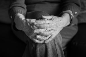 Mother hands.