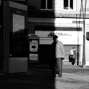 Man in Sheffield city centre.
