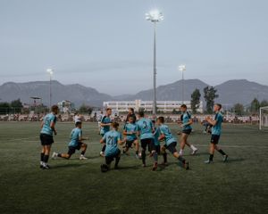 from the work "Loro Borici" about the boys of Albania's last football school since the end of communism