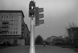 Streetlight, Moon and Men