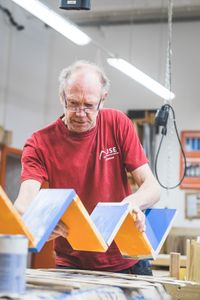 The carpenter workshop.