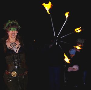 Fire dancers : De Oerspong