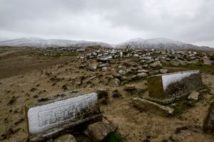 Ancient cemetery of the Haji Molla Veli qishlaq.