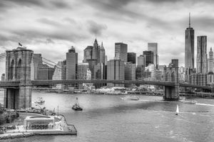 Brooklyn Bridge and Lower Manhattan