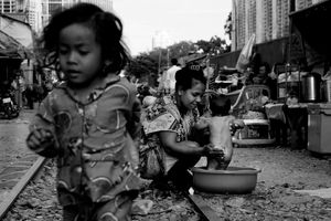 From the series "Railway Community"
