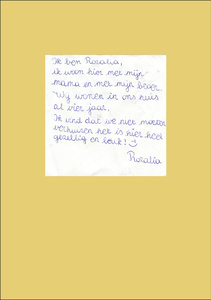 Letter from Rozalia