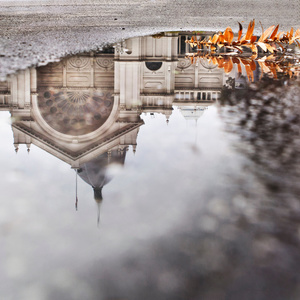 Melbourne Old Exhibition Centre Reflected