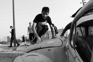 Parkour; play to display