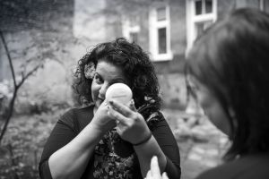 Ayala Levi Kalusky is an artist from Israel. She comes regularly to the Jewish Culture Festival.