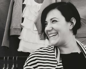 A woman at her market stall