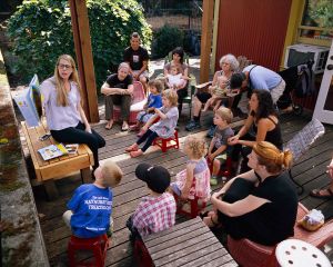 Story Time, Green Bean Books, Portland, OR