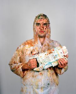 Food Fight Painting Portrait #1