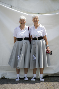 Twins Days 2015. Edna and Alma Brunell (82)