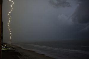 Lightning Strike Offshore at Ormond