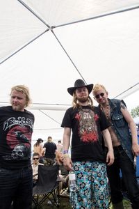 #16 : The day of the decision of the winner for the Metal Battle. Jón, Theodor and John in the Faroese camp.