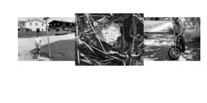 from "Into the Heart of Darkness and Light: A Dream Sequence" (unpublished artist book, pages 18-19),