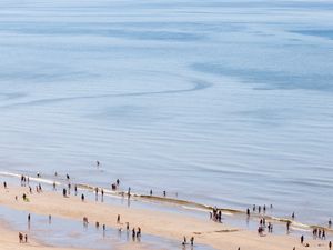 The beach