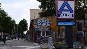 Biergarten, Leipzig.