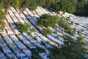 View of Wireless Cemetery