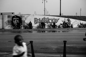 Revolutionary Child Playing, Havana Bikers Cuba
