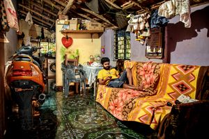 Goa at home in India.
