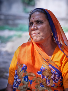 Orange Sari