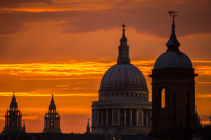 Sunset at St. Paul's