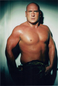 Steve Masters, Master of Pain with his championship belt