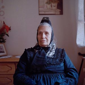 Maria Melzer, Protestant Marburger Land, 2015. From the series: The last women in their traditional peasant garbs