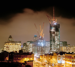 X-Mas Cranes, The City, East London
