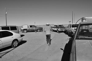 On Saturdays, people can easily wait over an hour at the water station. © Joseph Sorrentino