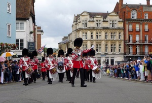 Everyone loves a parade or in this instance, changing of the guard.