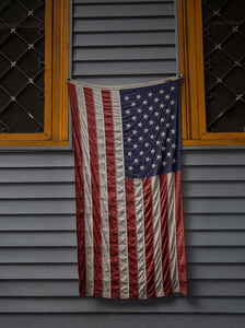 USA. New Orleans. 2015. Flag of USA