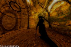 Death moves through the void.