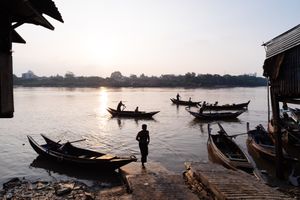Morning at Pazundaung Zay.