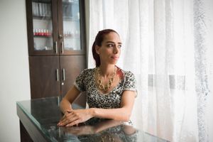 Ronza Asfour is the owner of Express Nails, a beauty salon in Ramallah. Ronza is a qualified teacher but her passions are beauty and business. She was determined to open her own salon and attended numerous training courses to be able to offer professional treatments ranging from massages to pedicures, manicures and more.© David Brunetti