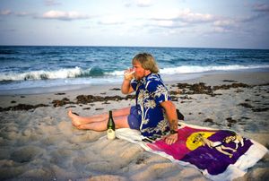 Self-portrait, Juno Beach, Florida, 1983