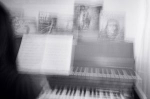 Studying piano #1