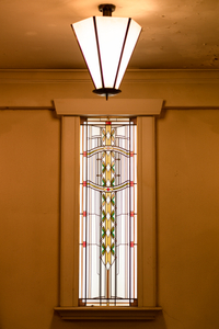 Simple Lamp and Stained Glass