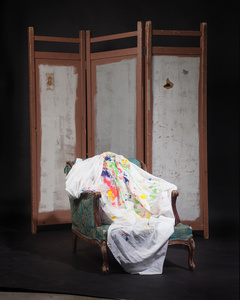 Untitiled Screen and drop cloth