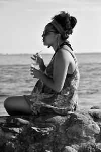 Woman Drinking